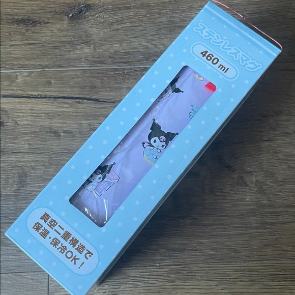 One Left! KUROMI-Imported (NWT) Slim Metal Thermos - Picture 6 of 15